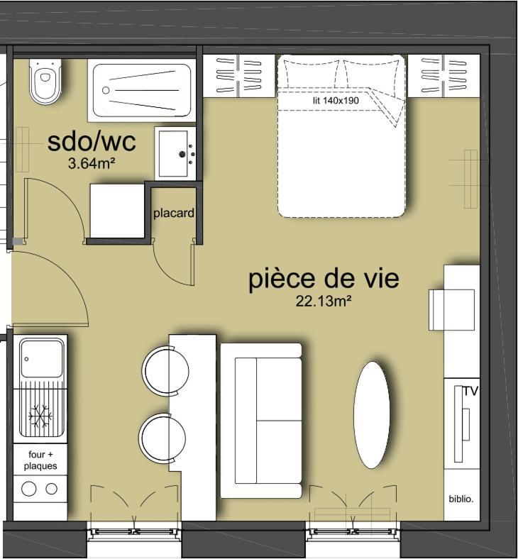 L'Audacieux Studio Lumineux Renove Et Equipe En Centre Ville Fontenay-le-Comte Eksteriør billede